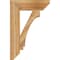 Ekena Millwork Imperial Slat Rough Sawn Bracket, Western Red Cedar, 6"W x 24"D x 36"H BKT06X24X36IMP06RWR - alternate 4